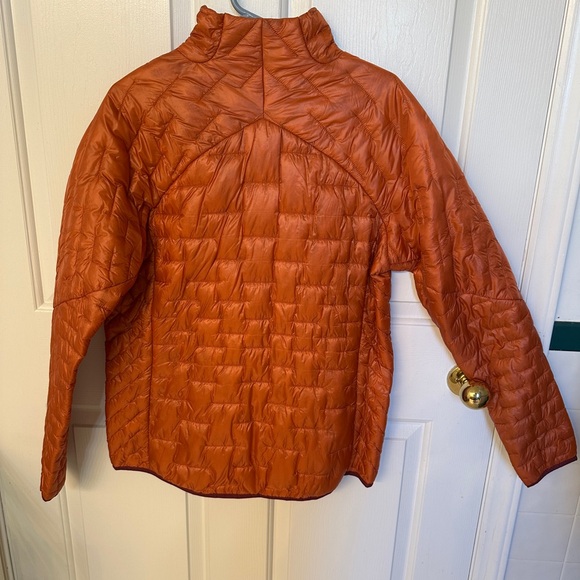 Patagonia Women’s Micro Puff Burnt Orange Down Jacket Large - Picture 4 of 10